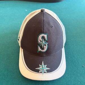 Twins Enterprise Seattle Mariners MLB Baseball Cap Navy Gray Adjustable Hat